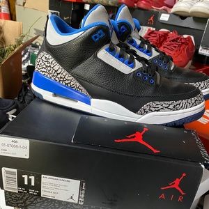 Jordan 3 Sports Blue